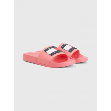  TOMMY JEANS FLAG POOL SLIDE Garden rose