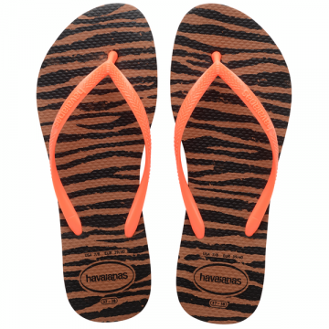  HAVAIANAS KIDS SLIM ANIMALS Rust orange