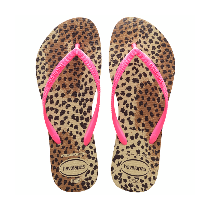  HAVAIANAS KIDS SLIM ANIMALS Sand grey pink