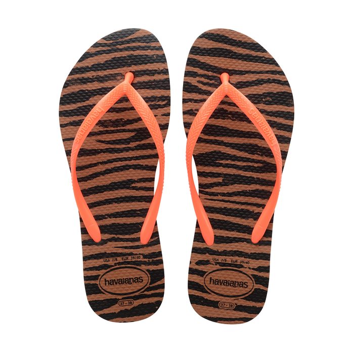  HAVAIANAS KIDS SLIM ANIMALS Rust orange