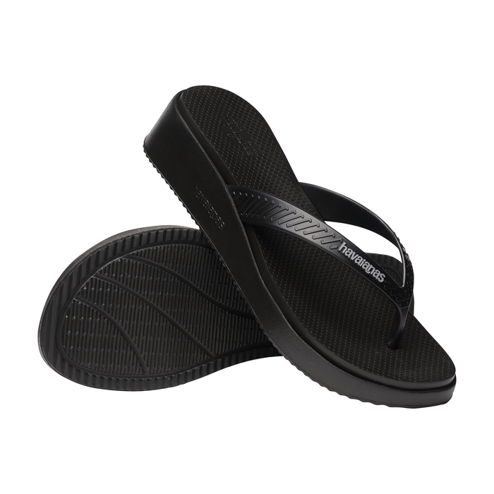 Havaianas high flatform black Slippery De online slipperwinkel