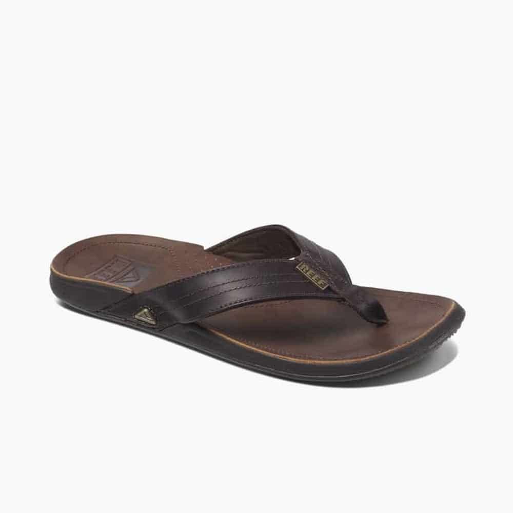 Reef J Bay heren leren slipper Slippery De online slipperwinkel